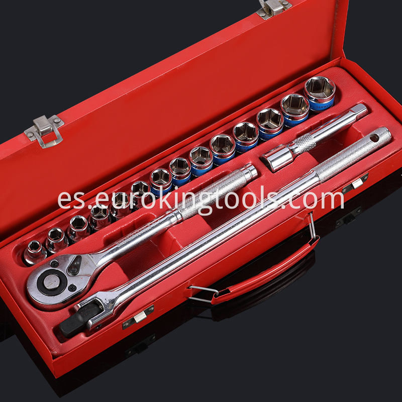 17PCS 1/2" Dr. Metric Hand Socket Set